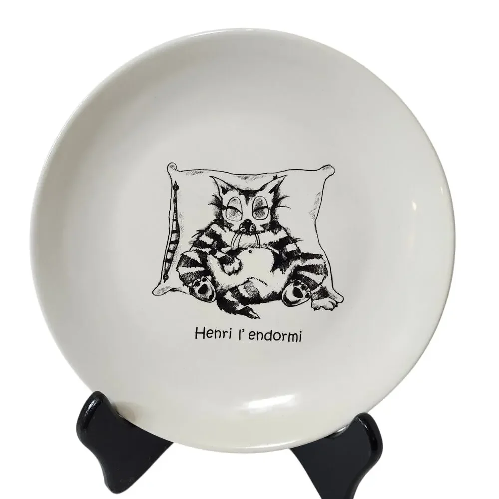 Vtg Armand le gourmand & Henri l endormi Cats of Paris By Kiss That Frog